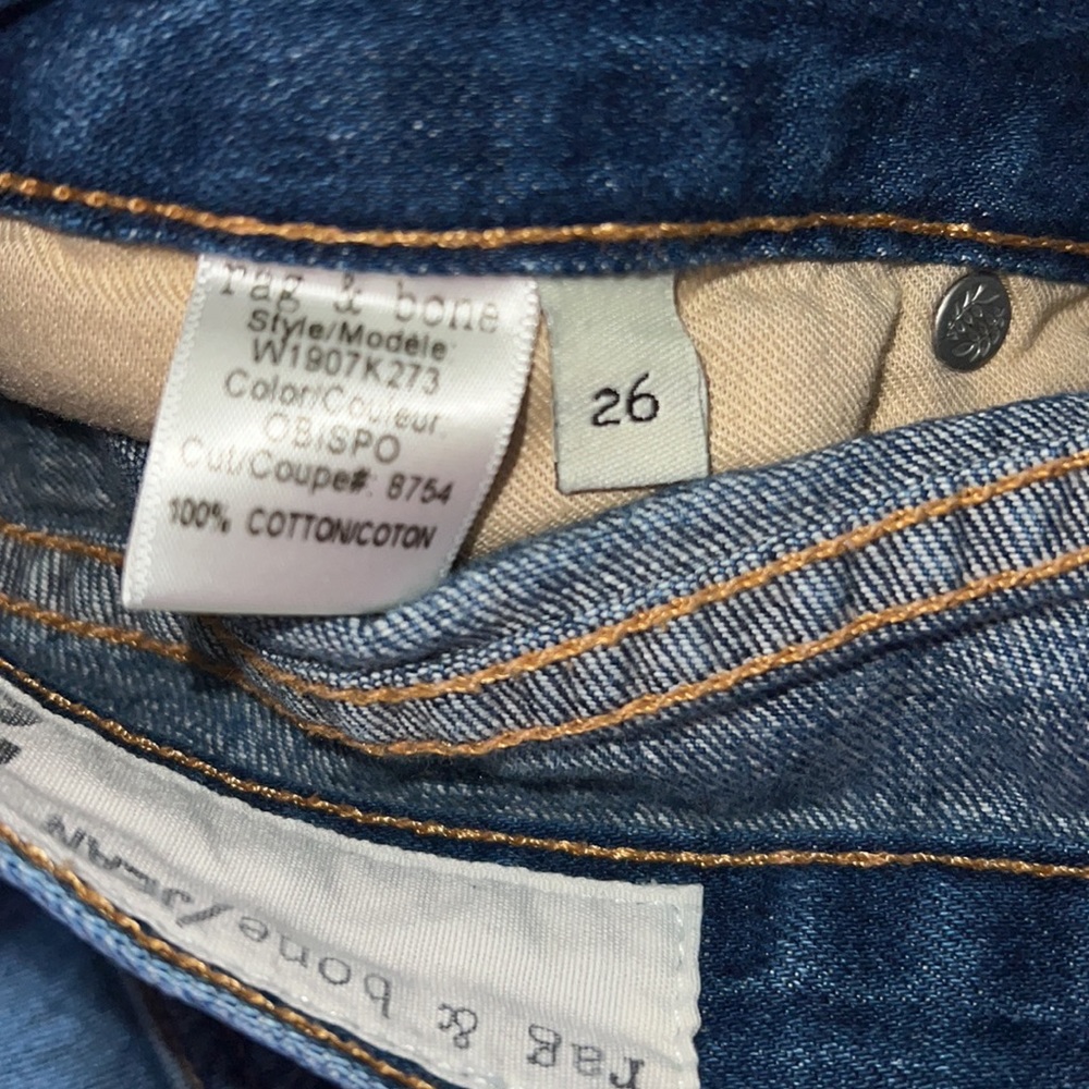 RAG & BONE 100% cotton denim shorts - Picture 3 of 7